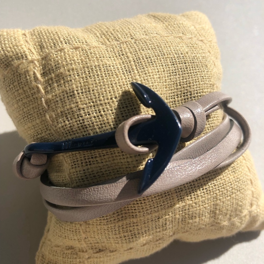 Miansai Anchor Leather Bracelet